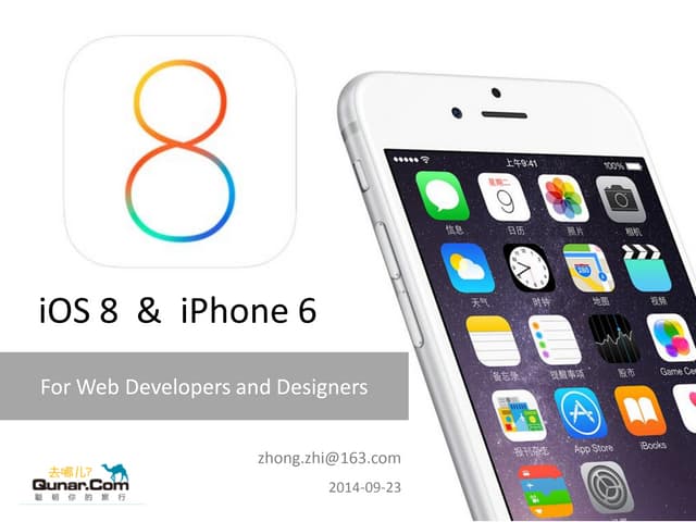 iOS 8 and iPhone 6 for web developers and designers