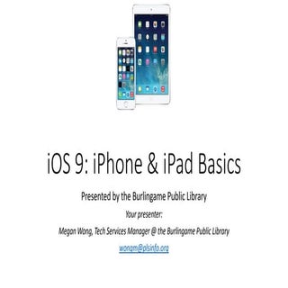 iOS 9: iPhone & iPad Basics