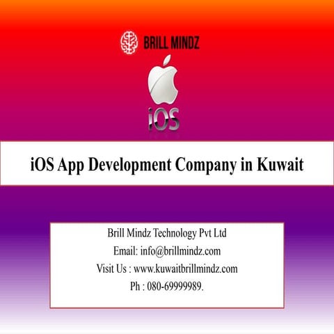 Ios app development company in kuwait