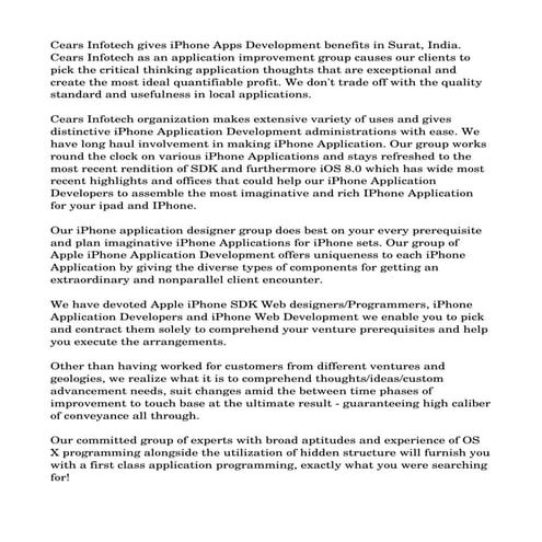 ios application development | PDF