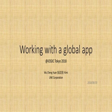 iOSDC 2018 Presentation - Casual Talk