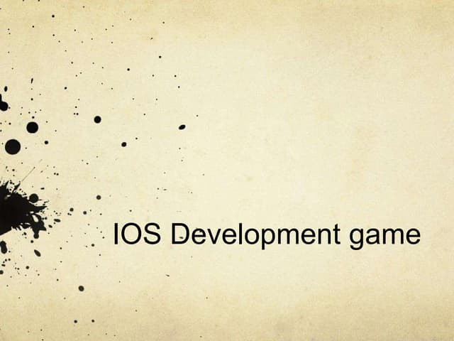 Ios development