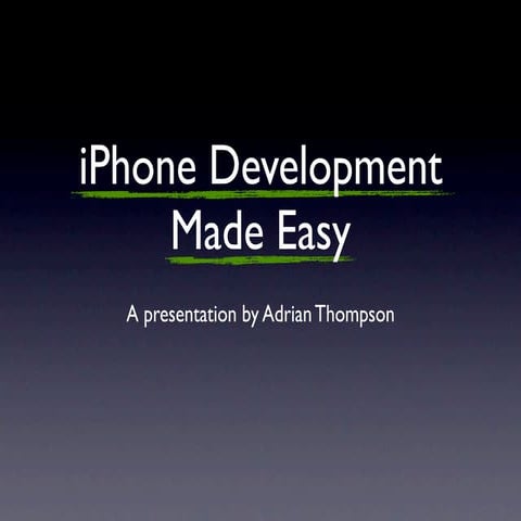 iOS development made easy
