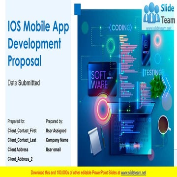 IOS Mobile App Development Proposal PowerPoint Presentation Slides | PPT