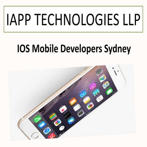 Ios mobile developers sydney