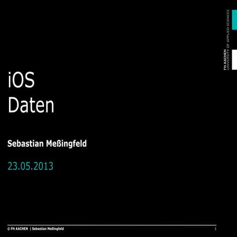 Apple iOS - Daten