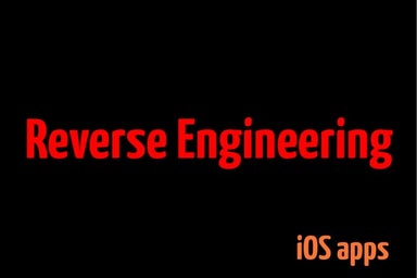 Reverse Engineering iOS apps