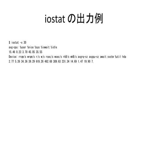 iostatの見方