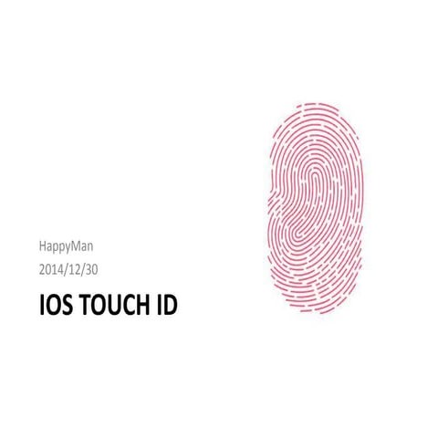 iOS Touch ID 介紹