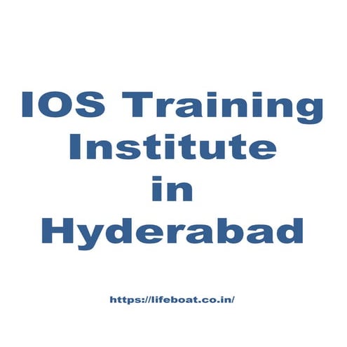 iOS Training Institute in Hyderabad.pptx