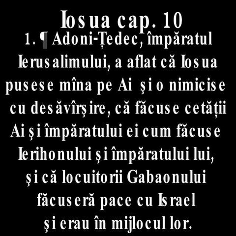 Iosua 10
