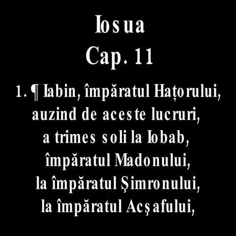 Iosua 11