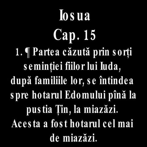 Iosua 15