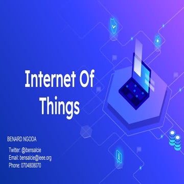 GETTING STARTED WITH INTERNET OF THINGS