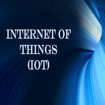 IoT- Evolution of Internet of Things, Enabling. Technologies, M2M Communicati...