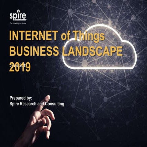 Internet of things business landscape 2019
