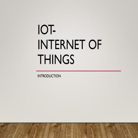 Iot from telco perspective