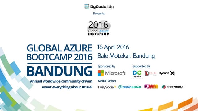 Global Azure Bootcamp 2016 - Real-world Internet of Things Backend with Azure...