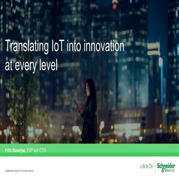 The Hive Think Tank: Translating IoT into Innovation at Every Level by Prith ...