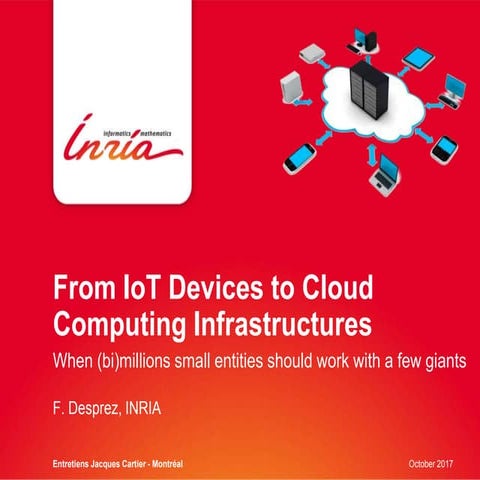 From IoT Devices to Cloud