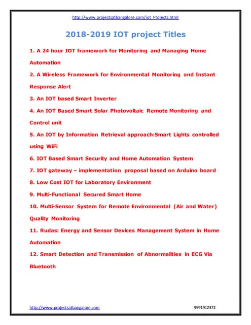 Internet of things for Smart Home | PPT