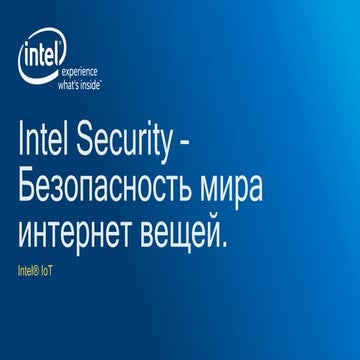 How Intel Security Ensures Identity Protection - Infographic | PDF