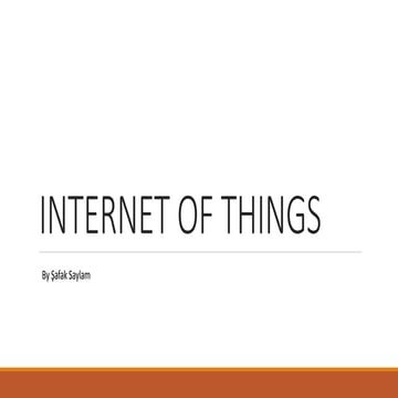 IoT (Internet Of Things)