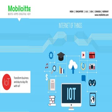 Iot solution mobiloitte