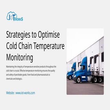 Thermal Imaging as tool for cold chain temperature monitoring and ...