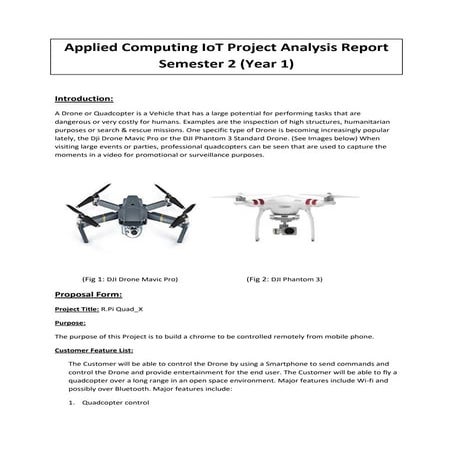 IoT Project Analysis Report of Year 1 - Project Semester 2.