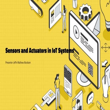 Sensors and Actuators in IoT Systems using pdf | PDF
