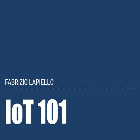 IoT101 - DevDay Caserta