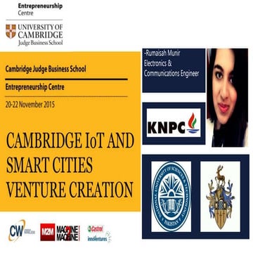 IoT & Smart Cities Venture Creation Weekend