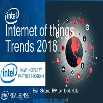 Internet of things - 2016 trends. 