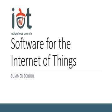 Software for the Internet of Things