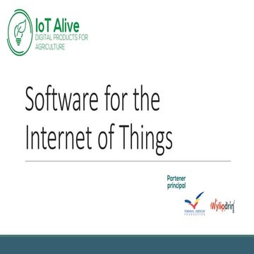 Lecture 3 - Software for the Internet of Things
