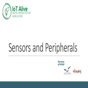 Lecture 4 - Sensors and Peripherals
