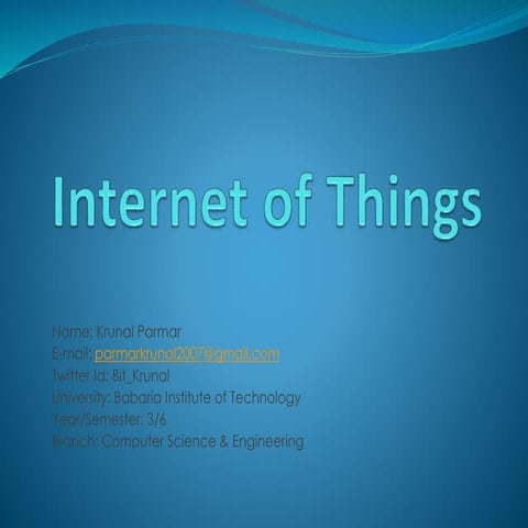 Internet of Things