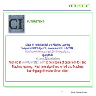 IoT and machine learning - Computat...