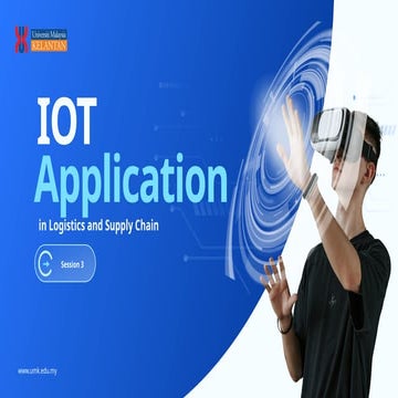 IoT Applications in Enhancing Logistics and Supply Chain Management | PPTX