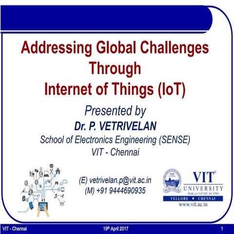 Addressing Global Chanllenges Through IoT