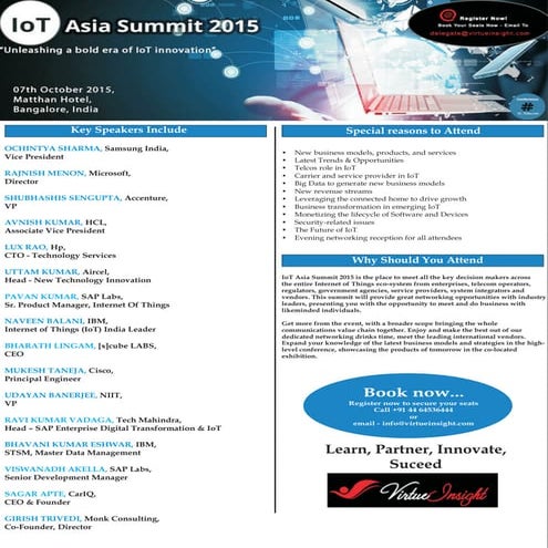 Iot Asia Summit 2015