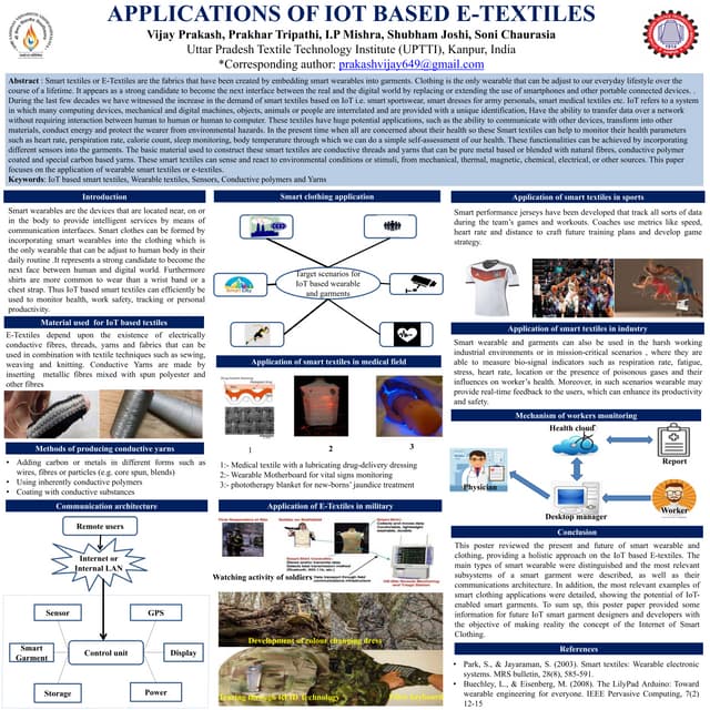 Iot based e textiles