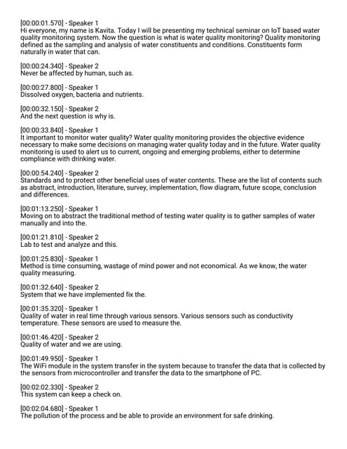 IOT BASED WATER QUALITY MONITORING SYSTEMpdf Circuit Diagram