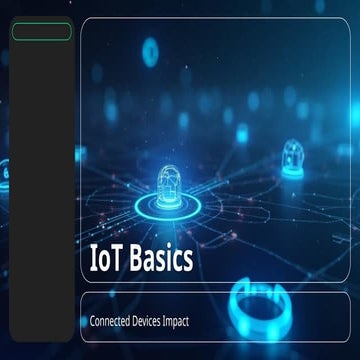 IoT Basics  its basics of iot how it works and how it perform task