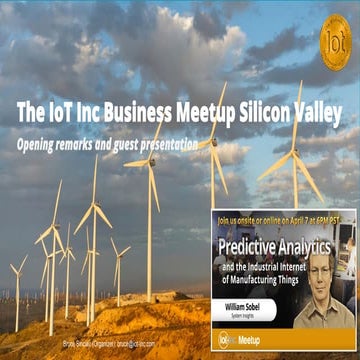 Predictive Analytics and the Industrial Internet of Manufacturing Things with...