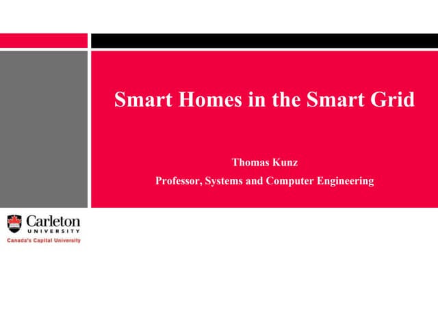 Carleton University IoT presentation 
