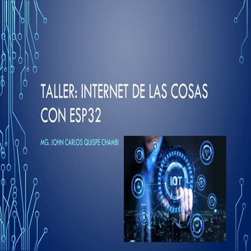 Taller de Internet de las cosas con ESP32