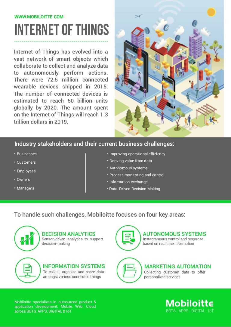 internet of things iot flyer