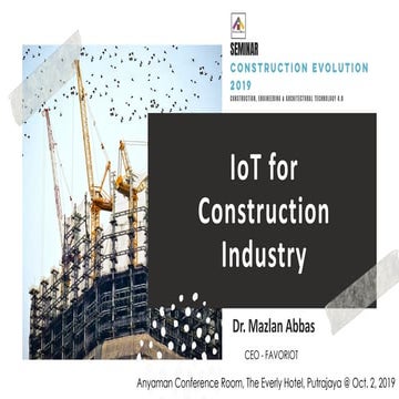 IoT for Construction Industry
